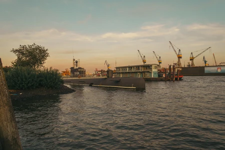 Sunset at the Shipyard