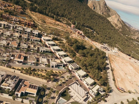 Mountain Village Aerial View