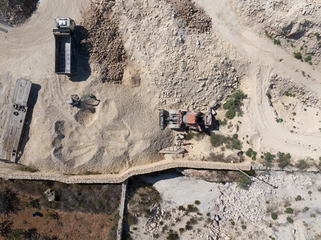 Aerial View of Quarry Site