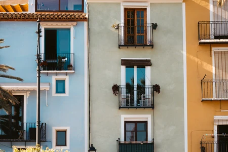 Colorful Mediterranean Architecture