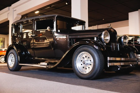 Vintage Car in Showroom