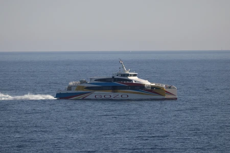 Ferry on the Open Sea