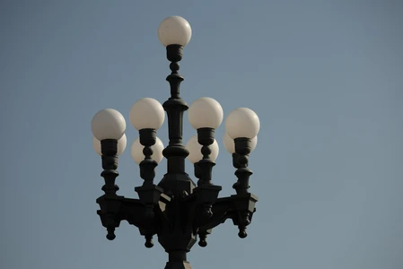 Ornate Street Lamp Against Sky