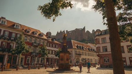 Picturesque European Square