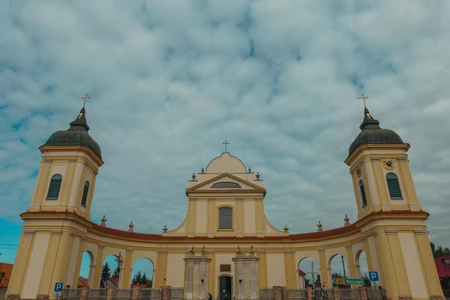 Historic Architecture under Cloudy Skies