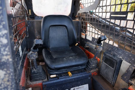 Interior of Construction Equipment