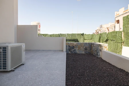 Outdoor Terrace with Air Conditioning Unit