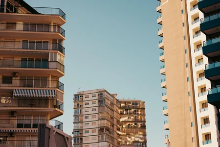 Urban Architecture at Sunset