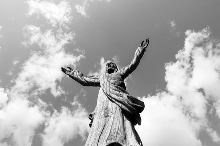 Statue Against the Sky