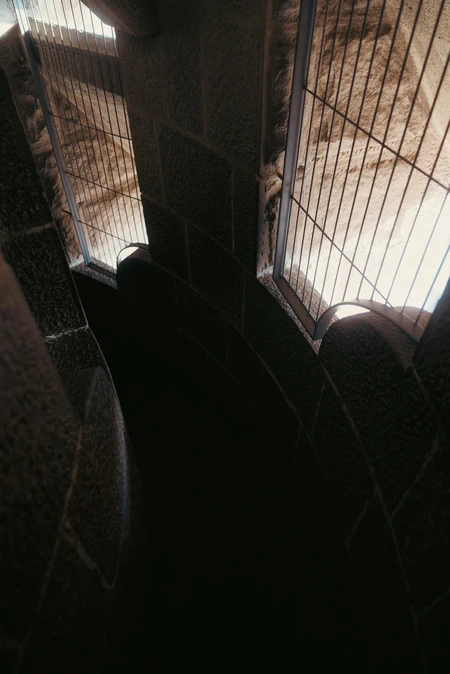 Stone Spiral Stairway