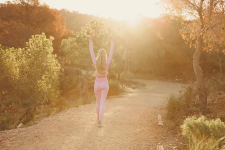 Sunlit Nature Walk