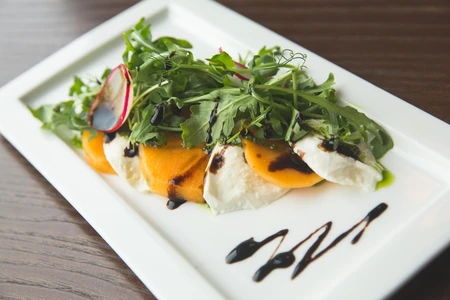 Fresh Caprese Salad Presentation