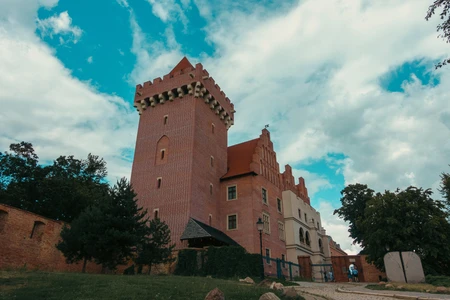 Historic Castle Under Blue Sky