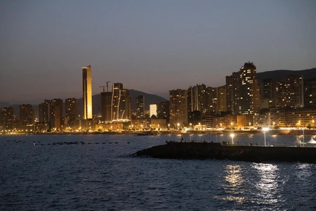 City Coastline at Dusk