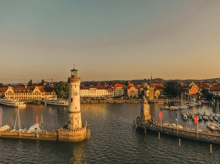 Harbor at Sunset