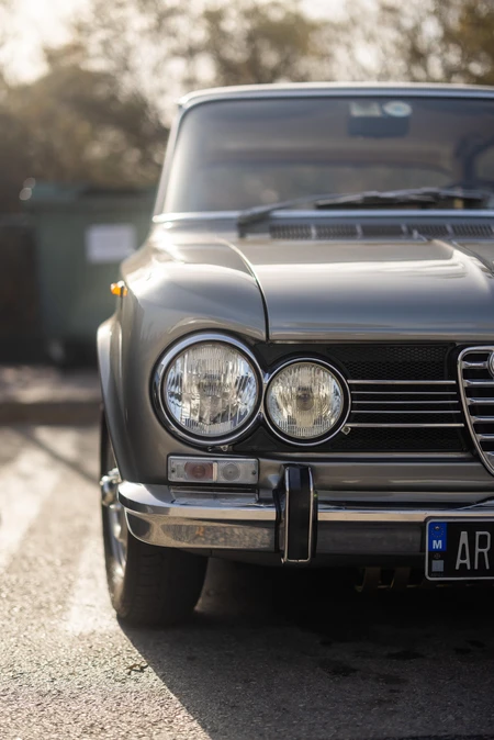 Classic Car Front View