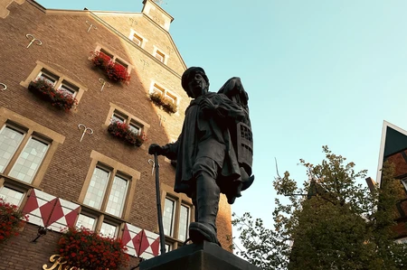 Statue and Architectural Building