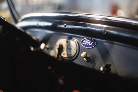 Vintage Car Dashboard