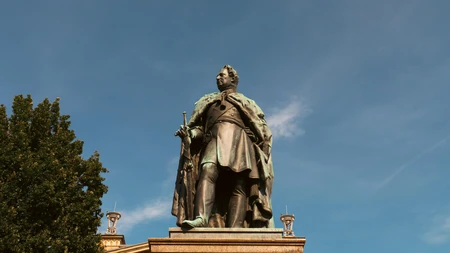 Majestic Statue in the Park
