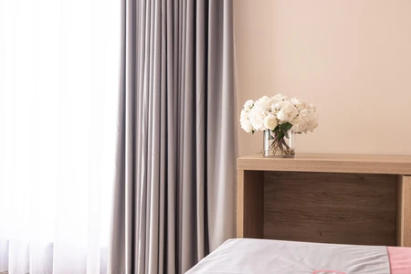 Cozy Interior with Flowers