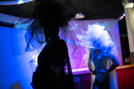Abstract Fashion Silhouettes