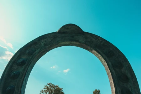 Abstract Archway Structure