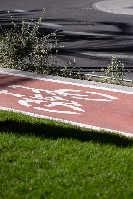 Bicycle Path and Greenery