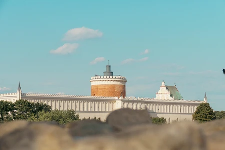 Historic Fortress Under Blue Sky