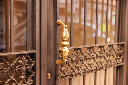 Ornate Metal Door Handle