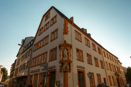 Historic Building at Sunset