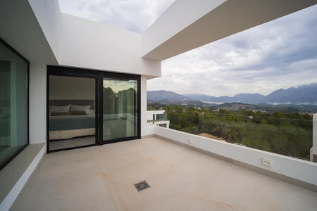 Modern Terrace with Scenic View