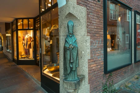 Quiet Street Corner with Boutique