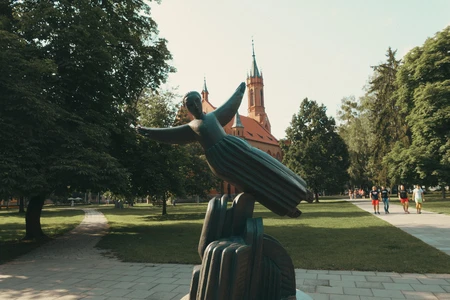 Historic Statue in Park