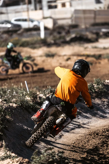 Racing Through Dirt Trails