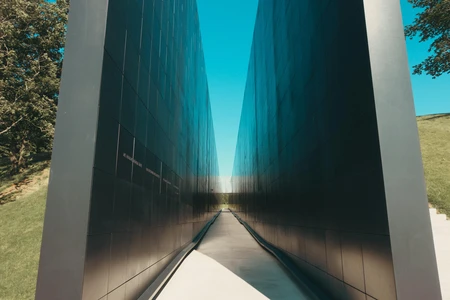 Pathway Between Monuments