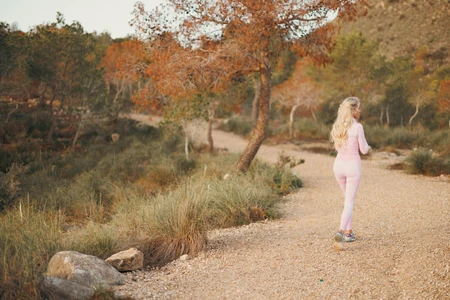 Woman Jogging in Nature