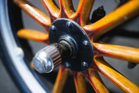 Vintage Wheel Close-Up