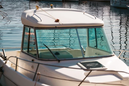 Serene Yacht on Gentle Waters
