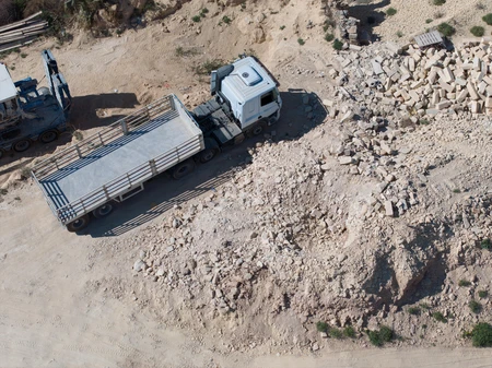Construction Site with Truck