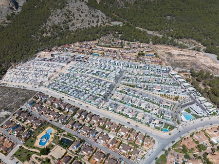Aerial View of Residential Development