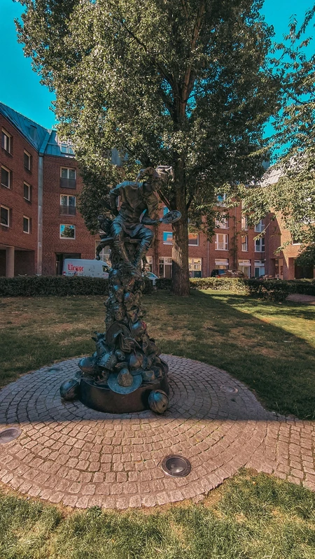 Urban Sculpture in a Park