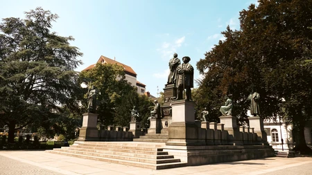Historic Monument in a Park Setting