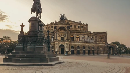 Historic Opera House at Sunset