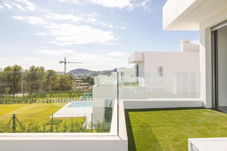 Modern Terrace with Scenic View
