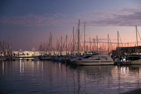 Serene Marina at Dusk