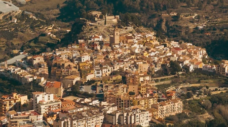 Aerial View of a Picturesque Town