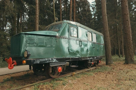 Vintage Forest Train Vehicle