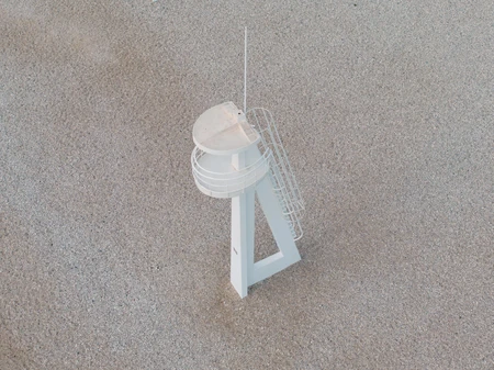 Modern Beach Lifeguard Tower