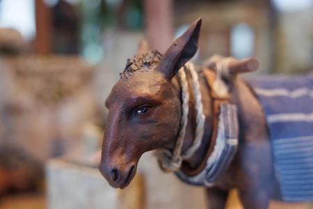 Donkey Figurine Display