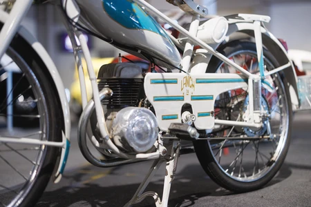 Vintage Motorcycle Display